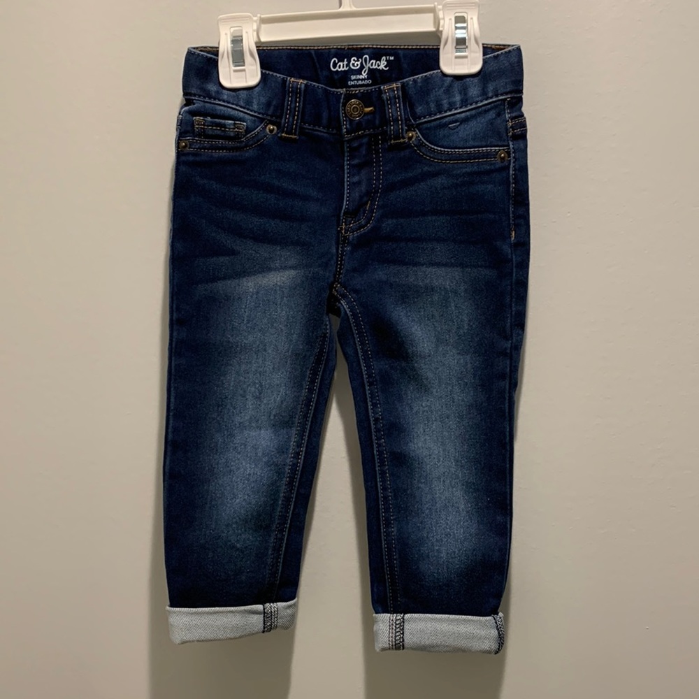 Cat & Jack Dark Skinny Jeans 3T Kids